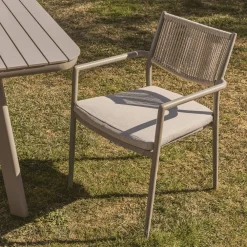 Kave Home Terrasstoelen|Tuinstoel Argasi Touw