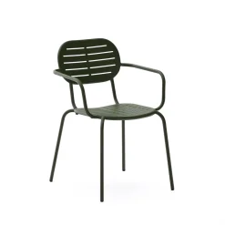 Kave Home Terrasstoelen|Tuinstoel Brai Met armleuning, Staal
