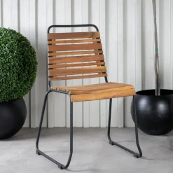 Nohr Terrasstoelen|Tuinstoel Catheryne Acaciahout Naturel