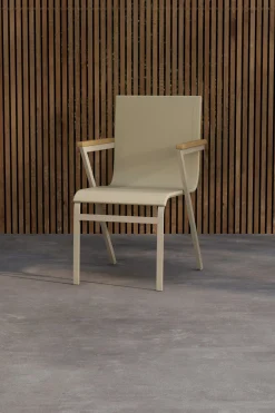 Nohr Terrasstoelen|Tuinstoel Constantina kleur /Teak Beige
