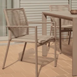 Kave Home Terrasstoelen|Tuinstoel Culip Geweven touw