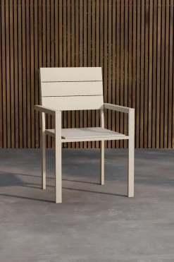 Nohr Terrasstoelen|Tuinstoel Ethen kleur Beige