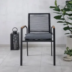 Nohr Terrasstoelen|Tuinstoel Marye kleur Zwart