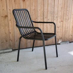 Nohr Terrasstoelen|Tuinstoel Moncia Zwart