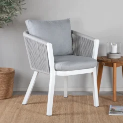 Nohr Terrasstoelen|Tuinstoel Sauel Polyester touw