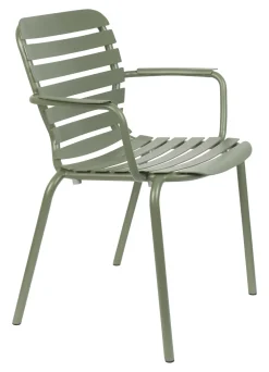 Zuiver Terrasstoelen|Tuinstoel Vondel Met armleuning, Aluminium