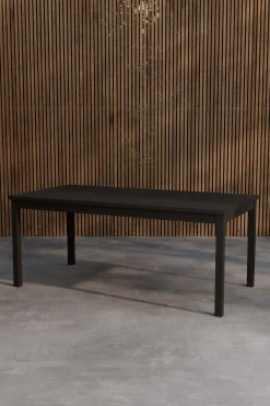 Nohr Eettafels Voor In Je Tuin|Tuintafel Amberia Teakhout, 180 x 90cm, kleur Zwart