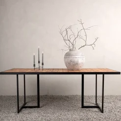 Nohr Eettafels Voor In Je Tuin|Tuintafel Julieanne Acaciahout, 200 x 100cm Naturel