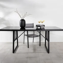 Nohr Eettafels Voor In Je Tuin|Tuintafel Marye 193 x 90cm Zwart