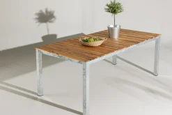 Nohr Eettafels Voor In Je Tuin|Tuintafel Otha Acaciahout, 200 x 100cm Naturel