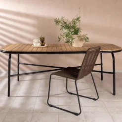 Nohr Eettafels Voor In Je Tuin|Tuintafel Ruy Acaciahout, 200 x 90cm Naturel