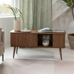 Zuiver Tv-Meubel Zwart|TV-meubel Barbier Hout, 120cm