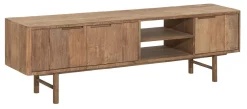 DTP Home Tv-Meubel Hout|TV-meubel Bliss Teakhout, Met deurtjes