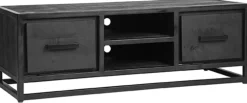 LABEL51 Tv-Meubel Zwart|TV-meubel Chili Mangohout Zwart