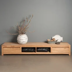 Tower Living Tv-Meubel Hout|TV-meubel Corona Teak, 240cm