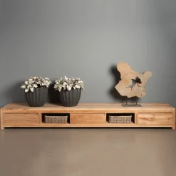 Tower Living Tv-Meubel Hout|TV-meubel Corona Teak, 300cm