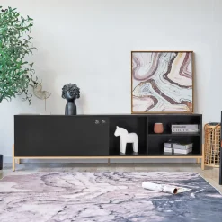 Artistiq Living Tv-Meubel Zwart|TV-meubel Franca kleur Zwart