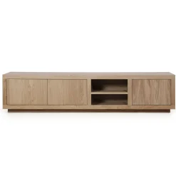 Eleonora Tv-Meubel Zwart|TV-meubel Helsinki Eiken, 200cm