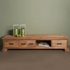 Tower Living Tv-Meubel Hout|TV-meubel Lorenzo met 4 laden