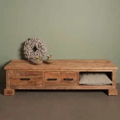 Tower Living Tv-Meubel Hout|TV-meubel Lorenzo met 3 laden