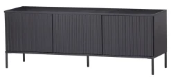 WOOOD Tv-Meubel Zwart|TV-meubel New Gravure Grenen, kleur Zwart