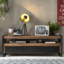 Artistiq Living Tv-Meubel Hout|TV-meubel Panama Acaciahout en staal