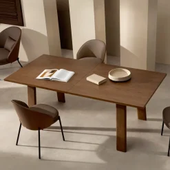 Kave Home Uitschuifbare Eettafel|Uitschuifbare Eettafel Arlen Eiken, 200-250 x 95cm