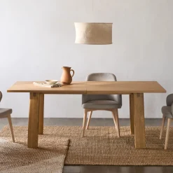 Kave Home Uitschuifbare Eettafel|Uitschuifbare Eettafel Arlen Eiken, 200-250 x 95cm