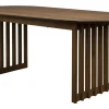 Dutchbone Uitschuifbare Eettafel|Ovale Eettafel|Uitschuifbare Eettafel Barlet Walnoot, 200/240 x 90cm