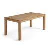 Kave Home Uitschuifbare Eettafel|Rechte Eettafel|Uitschuifbare eettafel Isbel eiken naturel