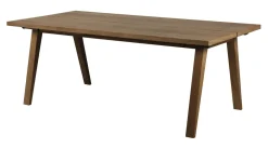 Bendt Uitschuifbare Eettafel|Rechte Eettafel|Uitschuifbare Eettafel Mads Gerookt Eiken, 200/243/286 x 95cm