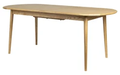 Zuiver Uitschuifbare Eettafel|Ovale Eettafel|Uitschuifbare Ovale Eettafel Twist 185-240 x 90cm