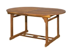 Artistiq Living Eettafels Voor In Je Tuin|Uitschuifbare Ovale Tuintafel Larissa 150 - 200 x 100cm, Acaciahout