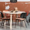 WOOOD Uitschuifbare Eettafel|Ronde Eettafel|Uitschuifbare Ronde Eettafel Lange Jan 120 x 120-200cm, kleur Eiken