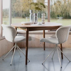 Zuiver Uitschuifbare Eettafel|Ronde Eettafel|Uitschuifbare Ronde Eettafel Twist 120-160 x 120cm