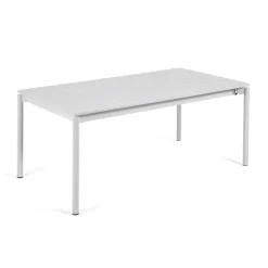 Kave Home Eettafels Voor In Je Tuin|Uitschuifbare Tuintafel Zaltana kleur Lichtgrijs