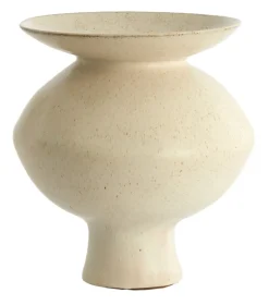 Light & Living Vazen|Vaas Ajuda Keramiek, 34cm Cru00e8me