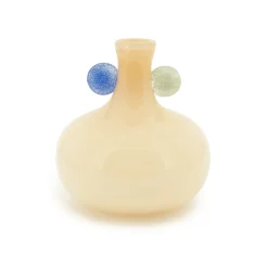 By-Boo Vazen|Vaas Alegre Mondgeblazen glas, kleur Beige