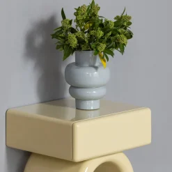 WOOOD Vazen|Vaas Auri 27cm, kleur Lichtgrijs