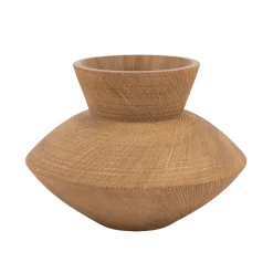 By-Boo Vazen|Vaas Avena Resin, 23cm Bruin