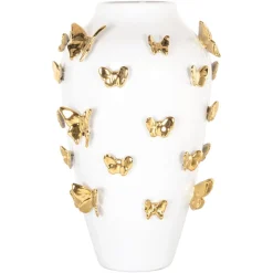 Richmond Interiors Vazen|Vaas Butterfly Wit