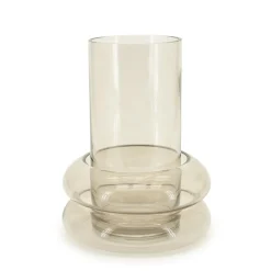 By-Boo Vazen|Vaas Chunky Glas, kleur Beige