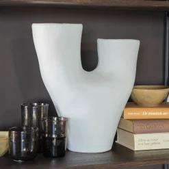 By-Boo Vazen|Vaas Dory Aardewerk Wit