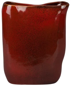 Dutchbone Vazen|Vaas Edna 31cm, kleur Rood
