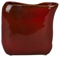 Dutchbone Vazen|Vaas Edna 18cm, kleur Rood