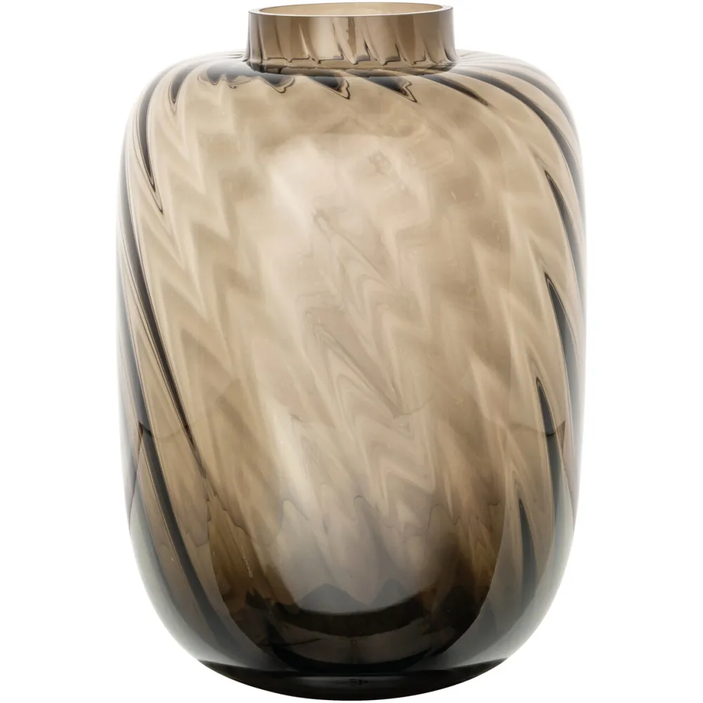 Richmond Interiors Vazen|Vaas Elora 29cm, kleur Bruin