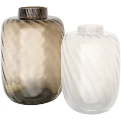 Richmond Interiors Vazen|Vaas Elora 35cm, kleur Bruin