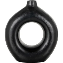 Richmond Interiors Vazen|Vaas Felice 22cm hoog, kleur Zwart