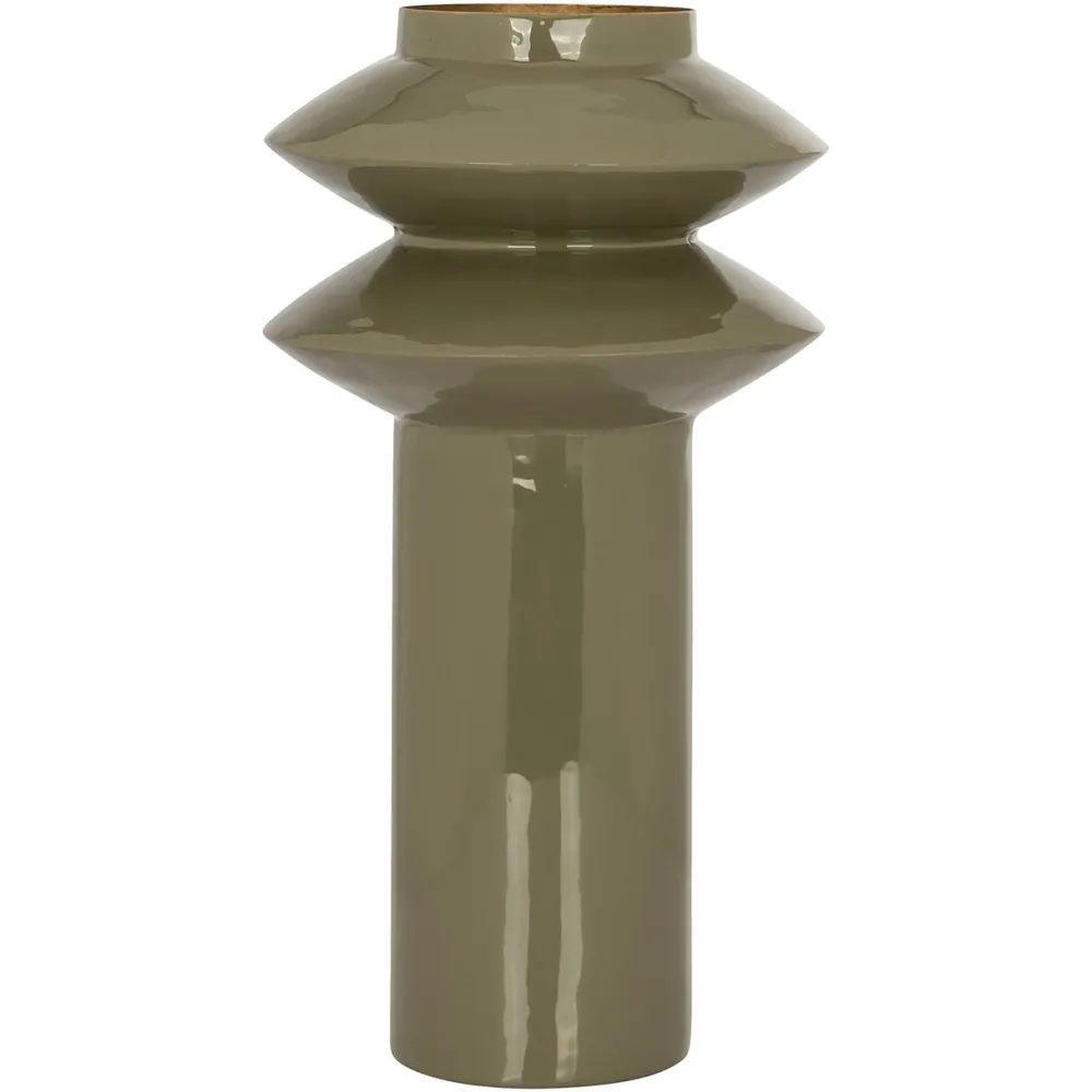 Richmond Interiors Vazen|Vaas Flora 41cm hoog, kleur Groen