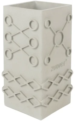 Zuiver Vazen|Vaas Graphic Square, Beton Grijs